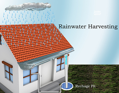 Rain Water Harvesting Projects | Photos, videos, logos, illustrations and  branding on Behance