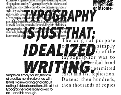 Typographic Form: Paragraphs and Shades of Grey