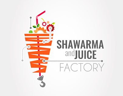 SHAWARMA AND JUICE FACTORY  -  LOGOTYPE