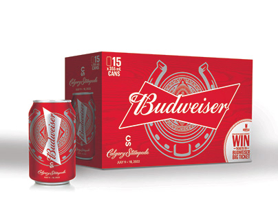 Budweiser package design - Calgary Stampede