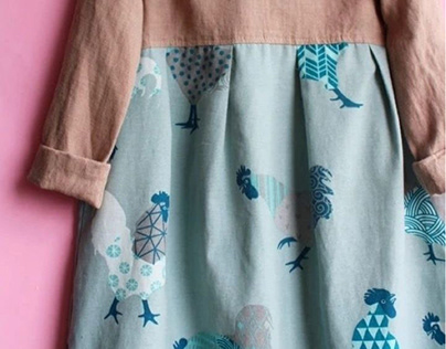 Baby linen dress