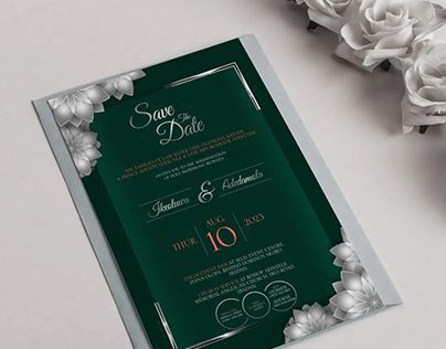 Wedding Invitation and Access Card Design