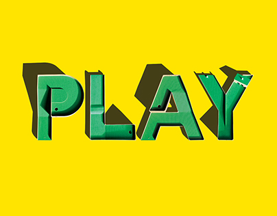 PLAY Typographic golf course