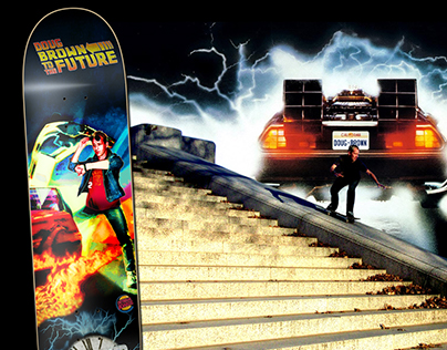 Outbreak Skateboards- Doug Brown to the future Ad