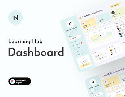 Learning Hub Dashboard | UIUX Design