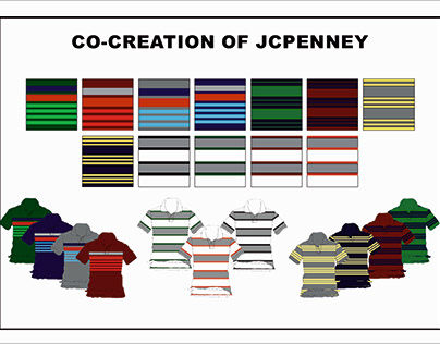 Co-creation of striper polo for JC Penny