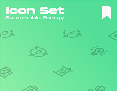 Icon Set - Sustainable Energy