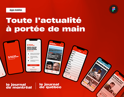Project thumbnail - Refonte Journal de Montréal/Québec (Design UX-UI)
