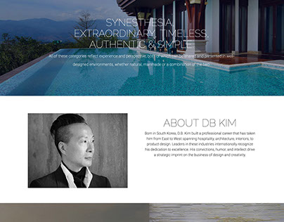 DB KIM portfolio web site