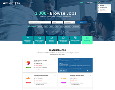 Bluebox.Jobs - Job finder Website