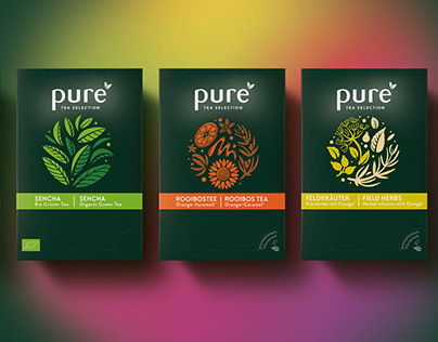 Pure Tea Selection - brand story & packaging design