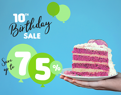 10th Birthday Sale Campaign