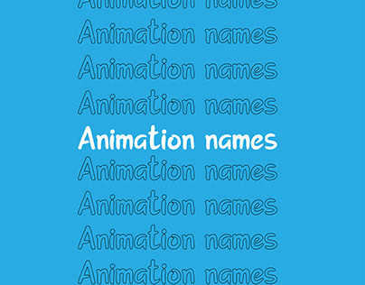 Animation Arabic names