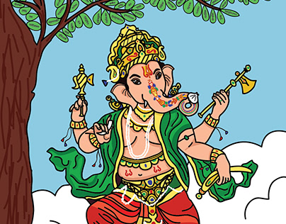 Ganpati - Lord Ganesha Illustrations