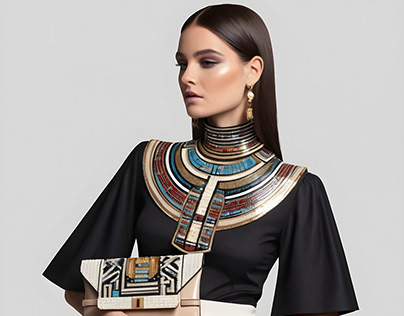 ANCIENT EGYPTIANS - INSPIRED BLOUSE