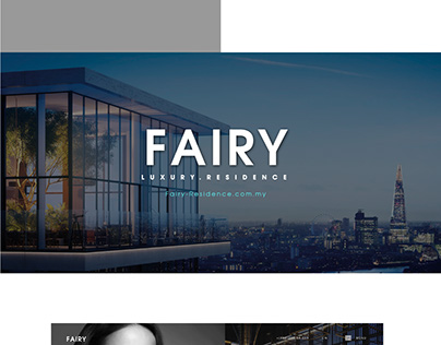 Fairy Residence Property Web Design UI/UX