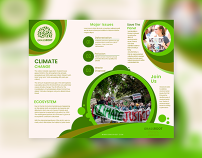 Brochure Design for Environmental Organization