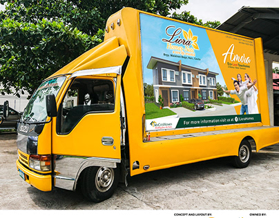 Roving Truck Ad Design for Liora Homes Naic