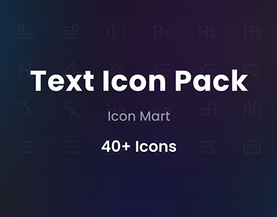 Text Icon Pack