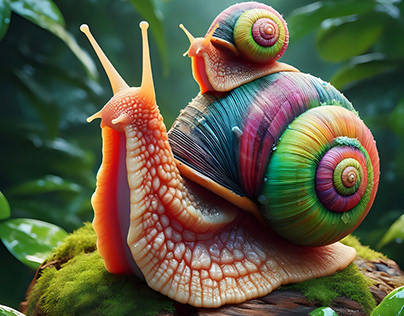 Cuban Painted Snail