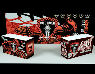 Exposition Booth Design for Cafe Racer Vape