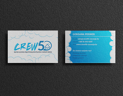 Business card design - Crew50