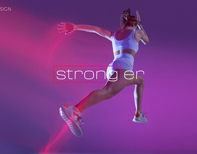STRONGER Fitness Brand Concept Design