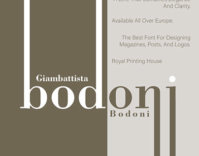 Book design by type designer Giambattista Bodoni