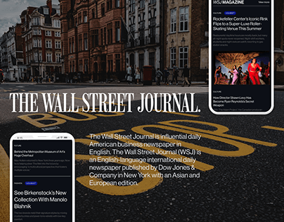 The Wall Street Journal website