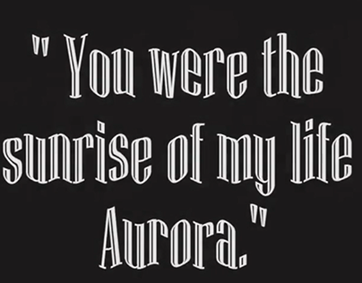 Homenagem ao filme "Aurora" de F. W. Murnau