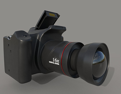 Product Modeling DSLR , Realistic output