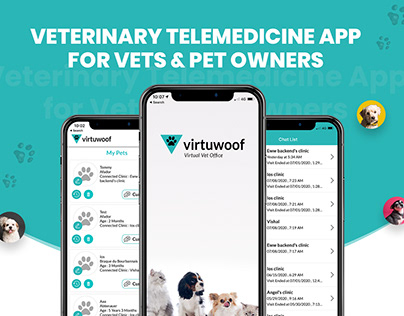 UI/UX Design For Veterinary Telemedicine App