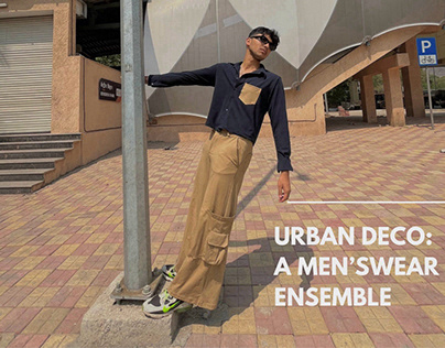 Urban deco: A men’s wear ensemble