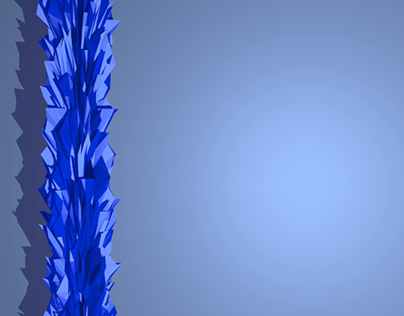 3D Cristal background animation