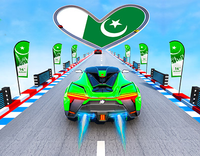 CAR STUNT GAME - GT CREAZY STUNT Pakistan Independence