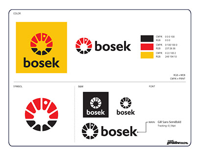 Bosek Company Style Guide