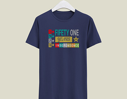 Bangladesh Independent T-Shirt Design