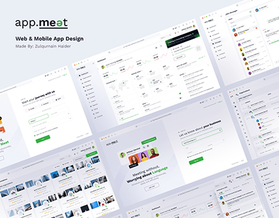 Case study Web Application UI UX Design App.Meat