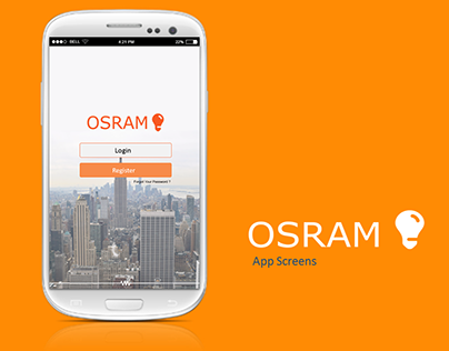 Osram - Mobile App Design Proposal