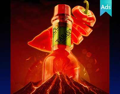 Hot Sauces Manipulation Design AD
