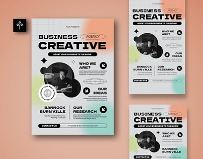 Hypebeast Business Creative Agency Flyer Set