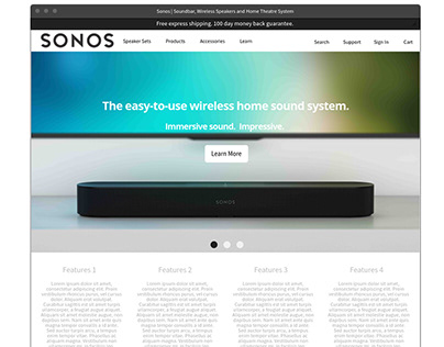 UX Design: Sonos SEO / UX Case Study