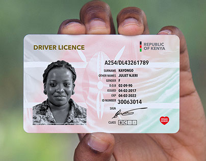Kenyan Driver Licence redesign