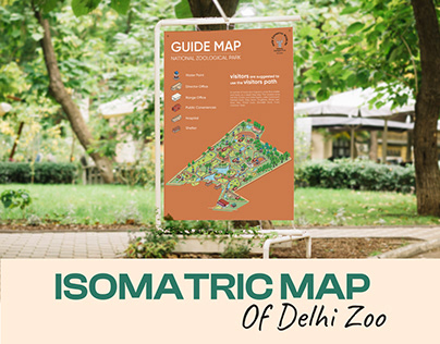 ISOMATRIC MAP OF DELHI ZOO