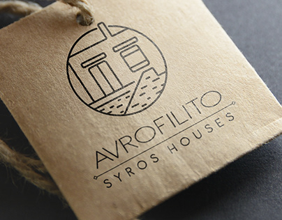 Avrofilito Syros houses brand identity