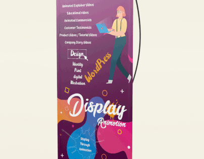 Display Animotion Rollup/X banner design