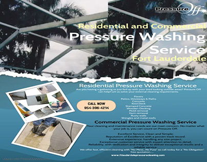 Residential and Commercial Pressure Washing