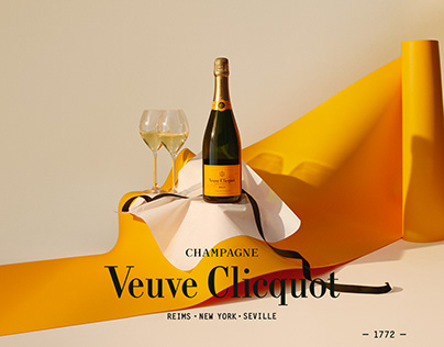 Veuve Clicquot Champagne Projects  Photos, videos, logos, illustrations  and branding on Behance