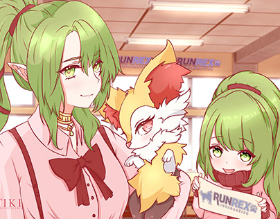 Tiki from Fire Emblem and Braixen from Pokemon