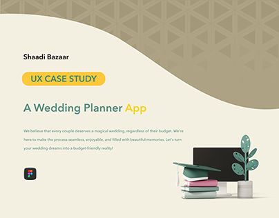 UX Case Study - Wedding Planner App
